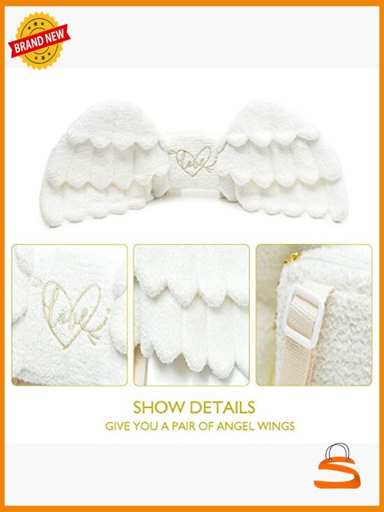 Lolita Angel Wings Backpack Cosplay Plush Bag Adjustable Straps main image 7